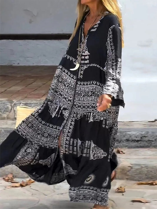 Women's Maxi Dress A Line Dress Vacation Casual Boho