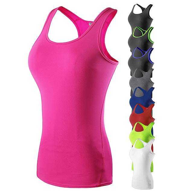 Women's Running Tank Top Compression Tank Top Racerback