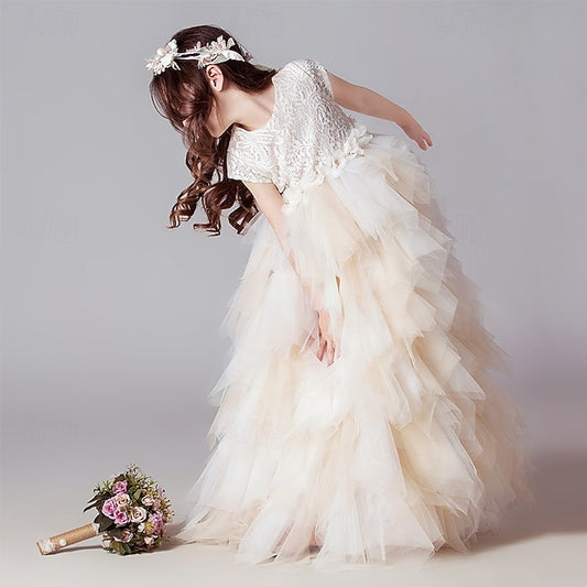 Girls' Princess Kid's Dress Flower Girl