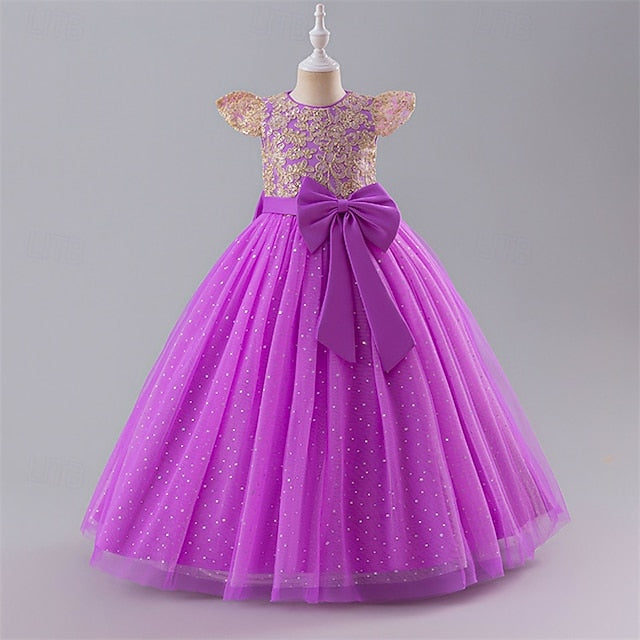 Kid's Princess Flower Dress Girls' Girl