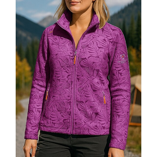 Women's Outdoor Jacket Hiking Jacket Fleece Jacket Outdoor