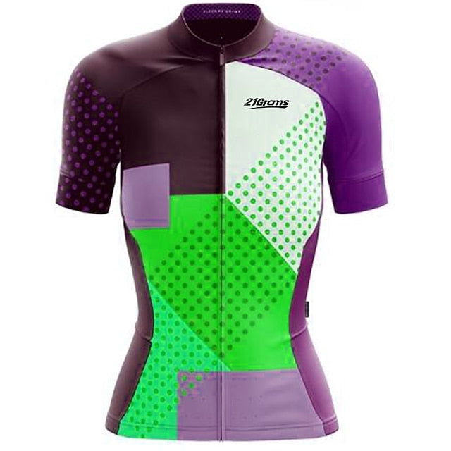 21Grams Women's Short Sleeve Cycling Jersey Spandex