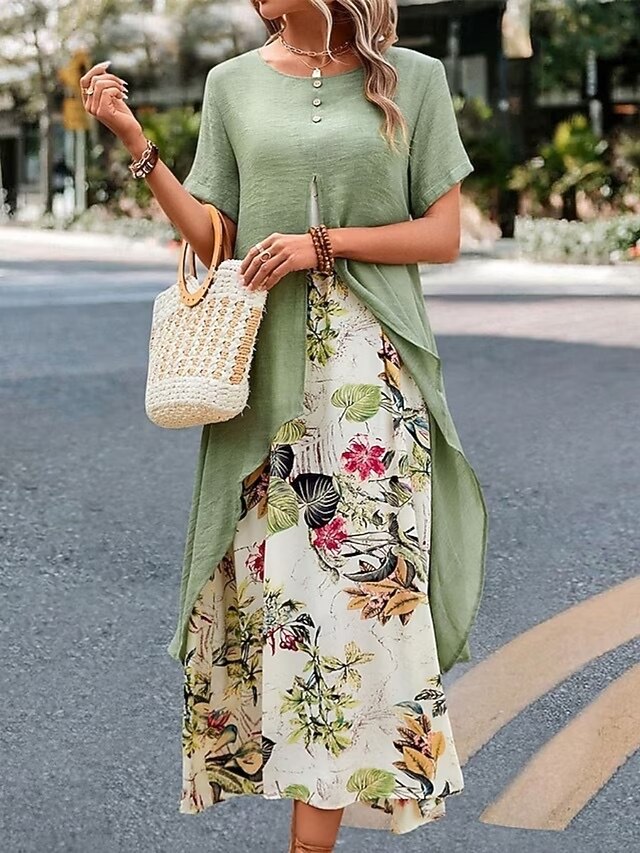 Women's Maxi Dress A Line Dress Summer Dress Casual Daily