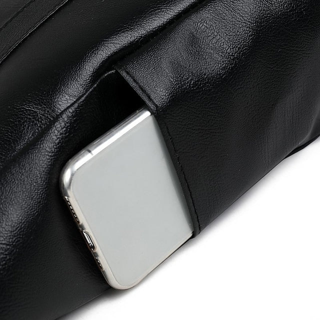 Tasche Schwarz – Große Kunstleder Damen Tote Stilvoll