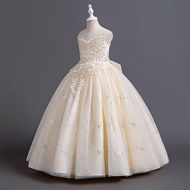 Dress Girls' Girl Flower Princess Kid's