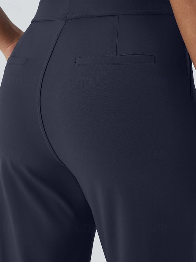 Women's Dress Pants Streetwear Casual Full Length Natural