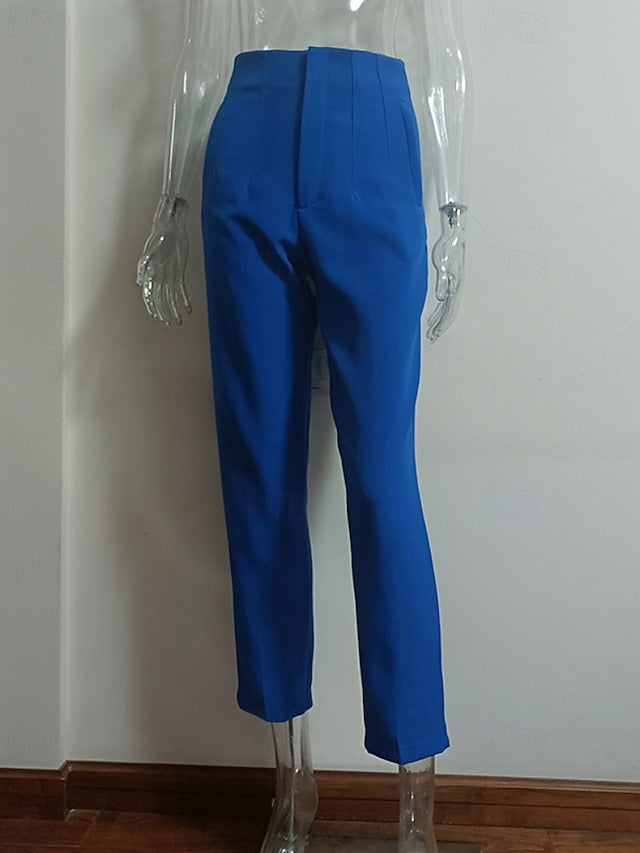 Women's Chinos Streetwear Casual Full Length Medium Waist