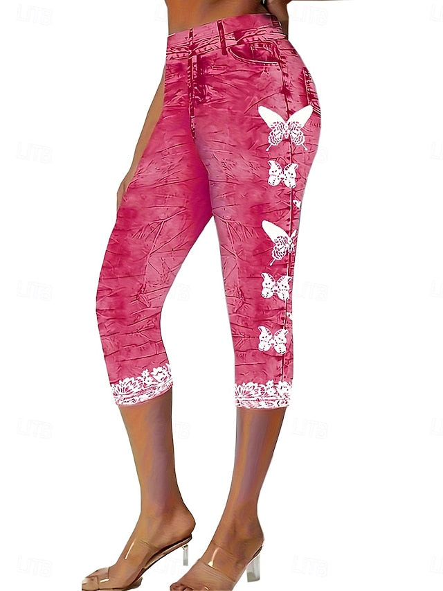 Women's Capri Pants Leggings Vacation Vintage Fashion