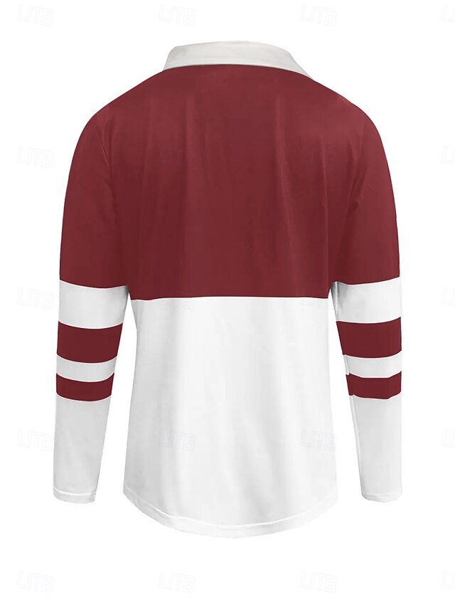 Women's Blouse Zipper Striped Stylish Casual Long Sleeve