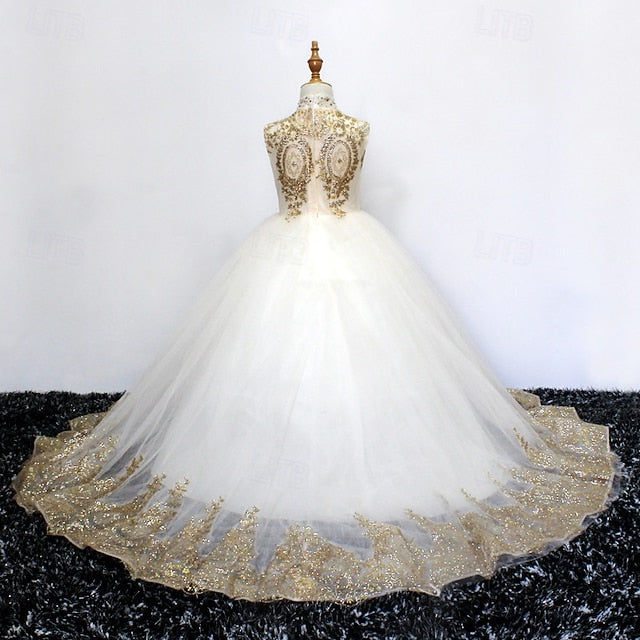 Girls' Flower Formal Dress Gown Girl Kid's Evening