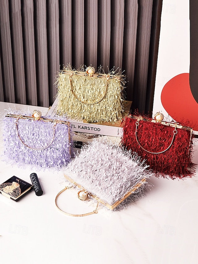 Handbag Green Women's Party – Red Christmas Elegant