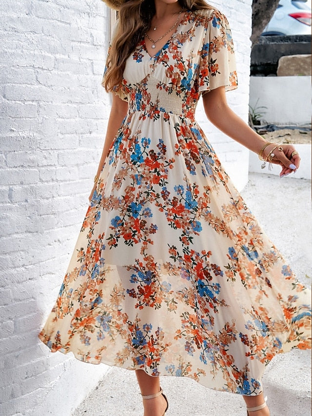 Women's Maxi Dress A Line Dress Casual Outdoor Going out