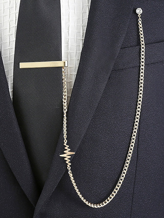 Tie Wheel Ship Design Chain Nautical – with Men's Silver