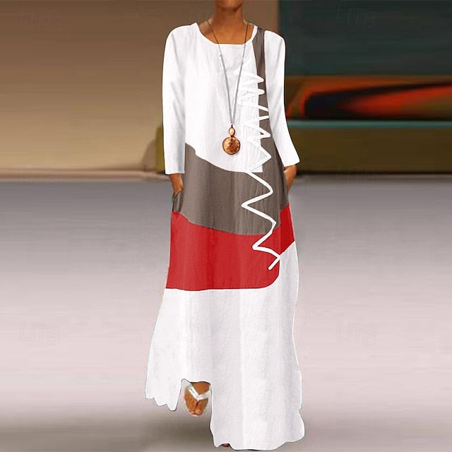 Women's Long Dress Maxi Dress Hoodie Dress Casual Dress T