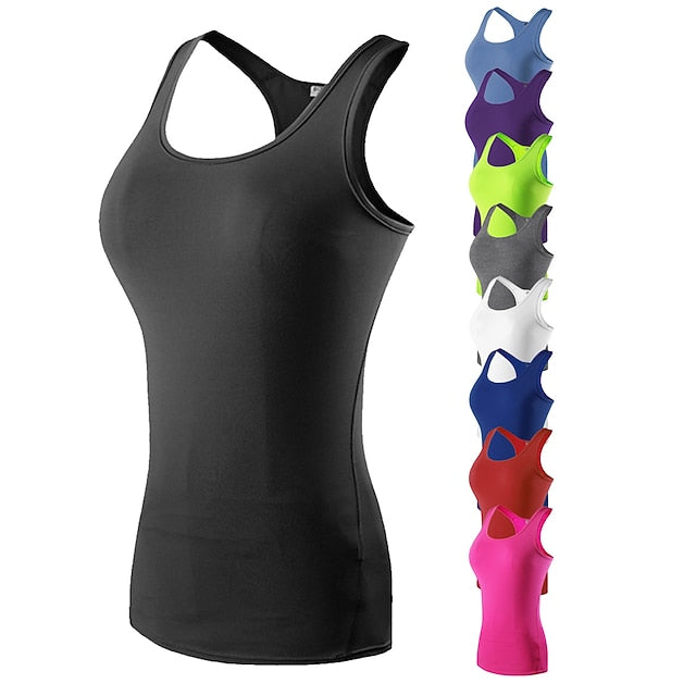Women's Running Tank Top Compression Tank Top Racerback