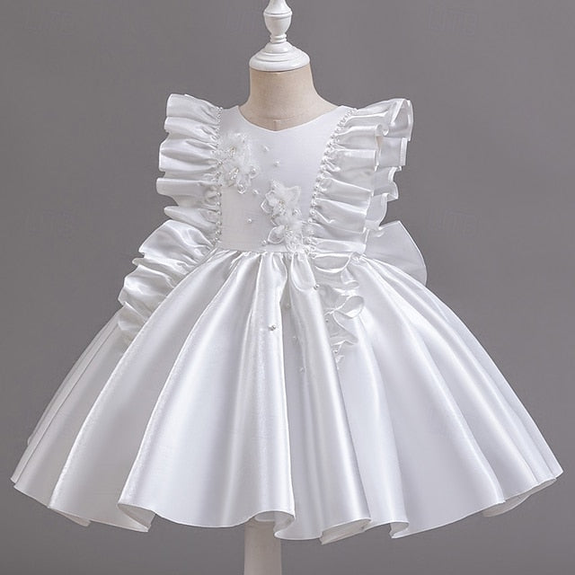 Floral Toddler Sleeveless Party Dress Wedding Girls'