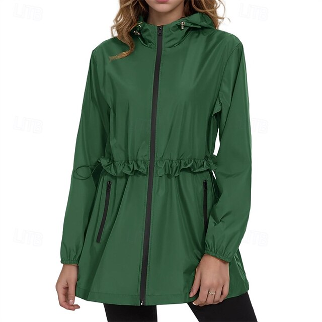 Women's Hiking Jacket Rain Jacket Raincoat Outdoor