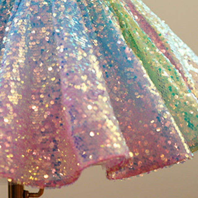 Dress Sleeve Summer Short Girls' Spring 3D Wedding colour