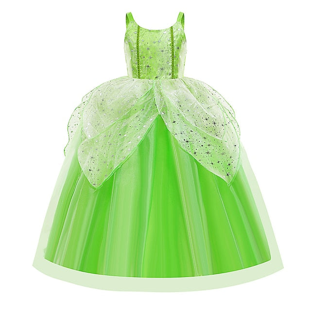 Tiana Fairytale Bell Dress Tinker Flower Girl Theme Princess