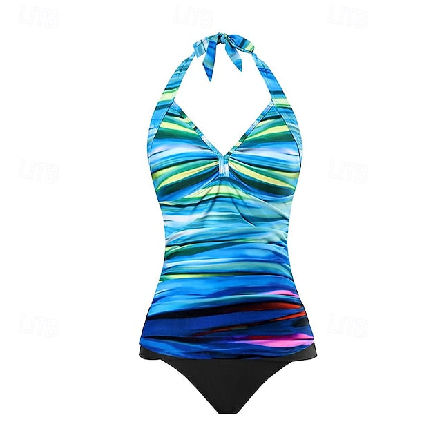 Women's Halter Bikini Top Bathing Suit Swimsuits Floral
