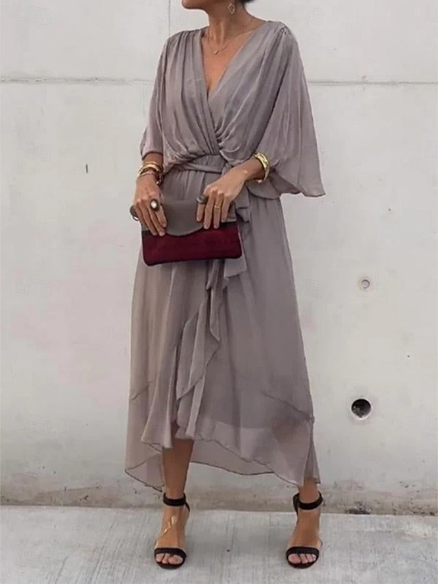 Women's Midi Dress Cocktail Dress Wedding Guest Dress