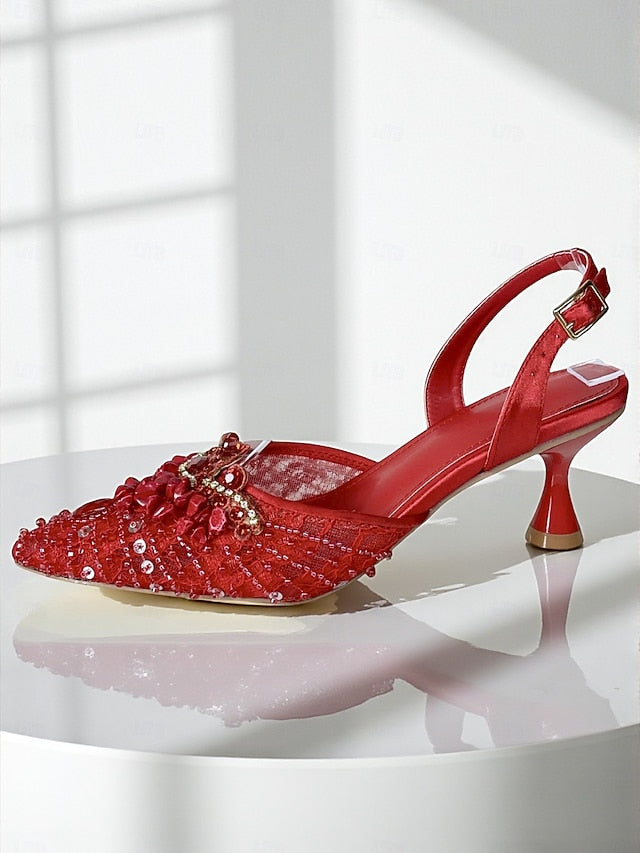 Green Women's Clutch Set Shoes Rhinestone Heel and - Bag