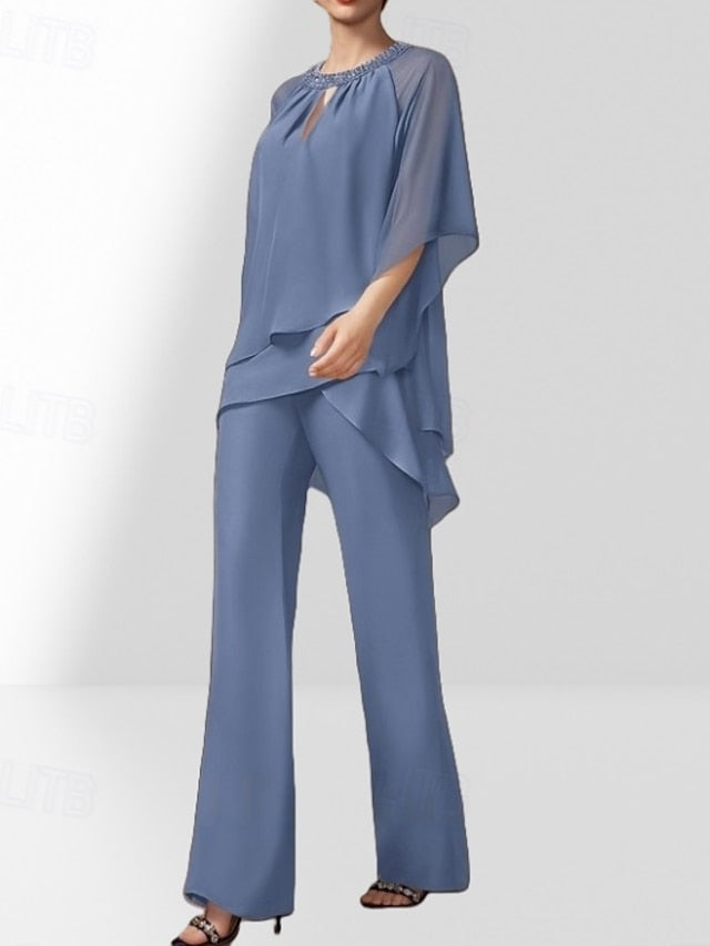 of Two Guest Pantsuit Piece Bride the Dress Mother Wedding