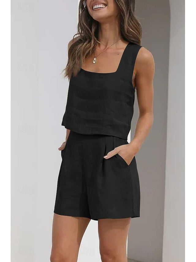 Women's Loungewear Sets Pure Color Fashion Basic Street