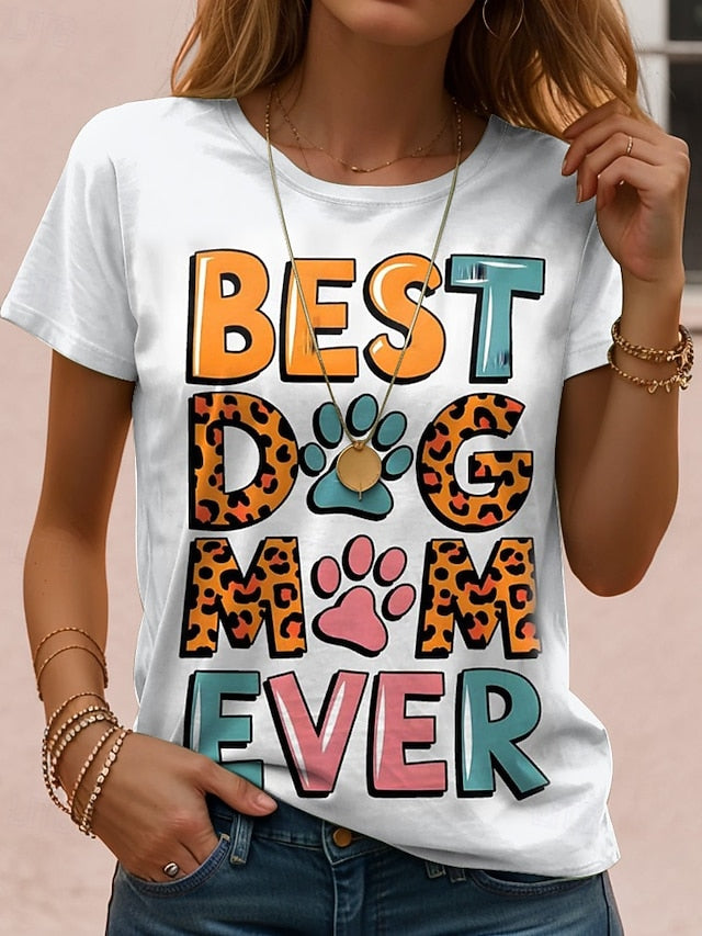 Thanksgiving Day Women's T Shirt Print Graphic Animal Dog