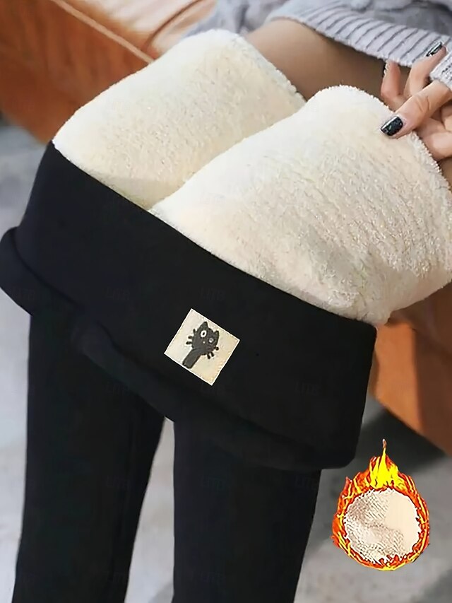 Women's Fleece Lined Leggings Tights Leggings Vacation