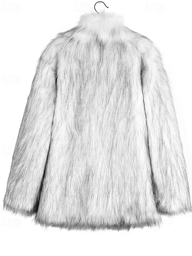 Fur Comfortable Warm Women's Coat Faux Furs