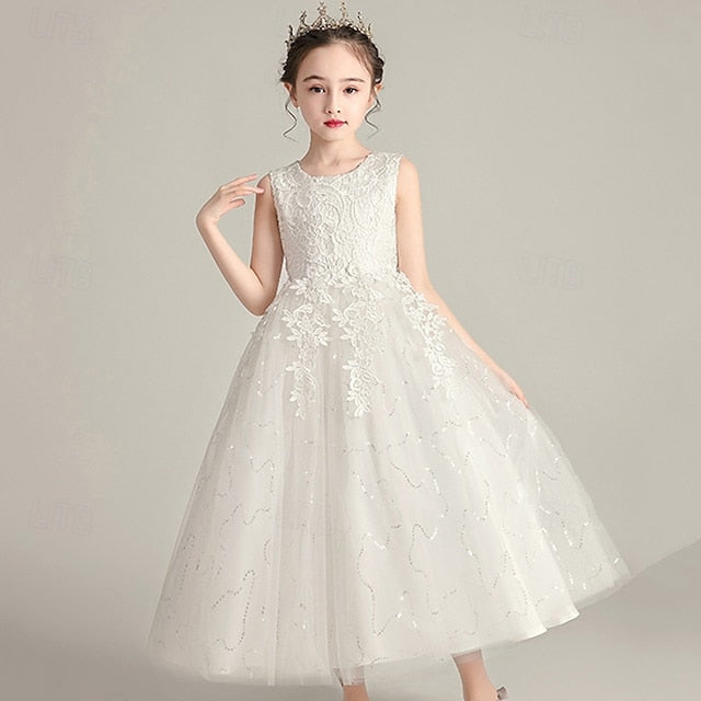 Flower Kid's Dress Princess Girls' Girl