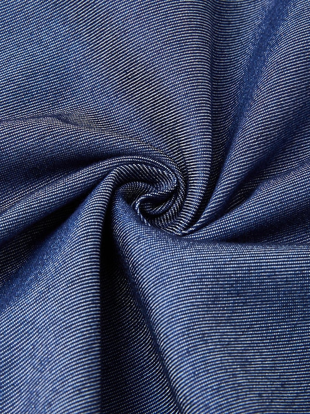 Tencel Denim Wide-Leg Pants