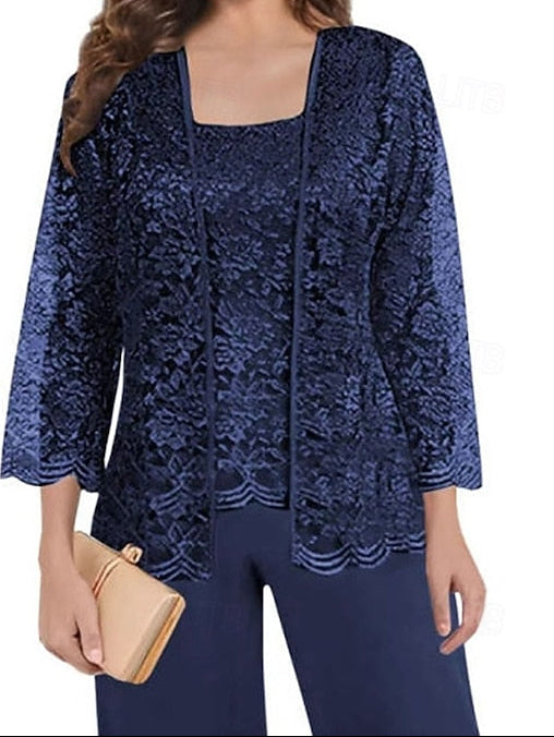 Guest Pantsuit Bride Wedding Elegant of Dress the Mother Square