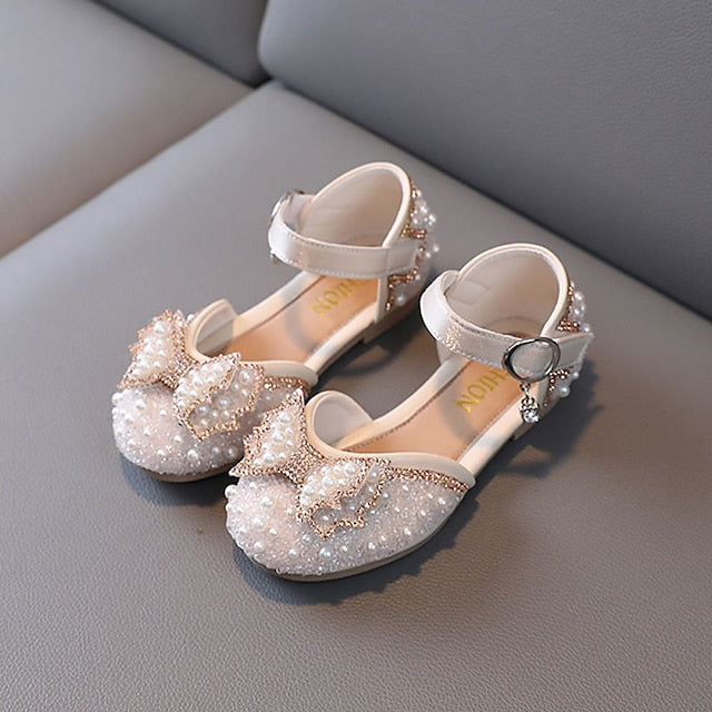 Daily Flats Girls' Glitters Lolita Rubber Shoes PU