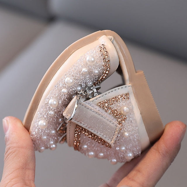 Lolita Glitters Shoes Girls' Daily Rubber PU Flats