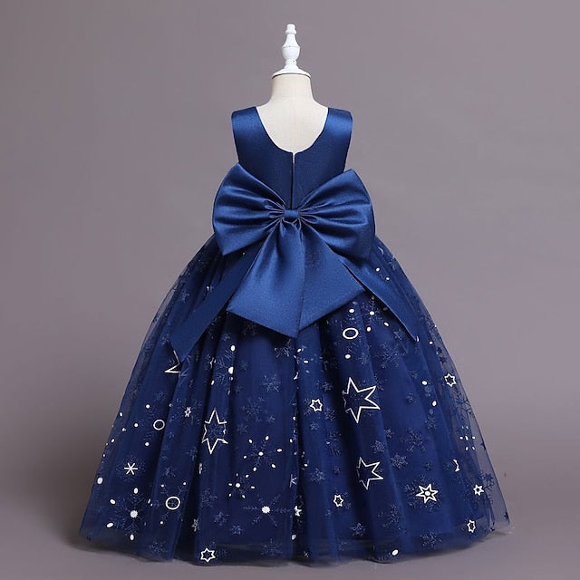 Dress Kids Flower Party Little Girls' Line A Wedding