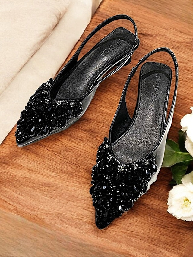 for Beaded Shoes Wedding with - Detail Women Slingback Ivory