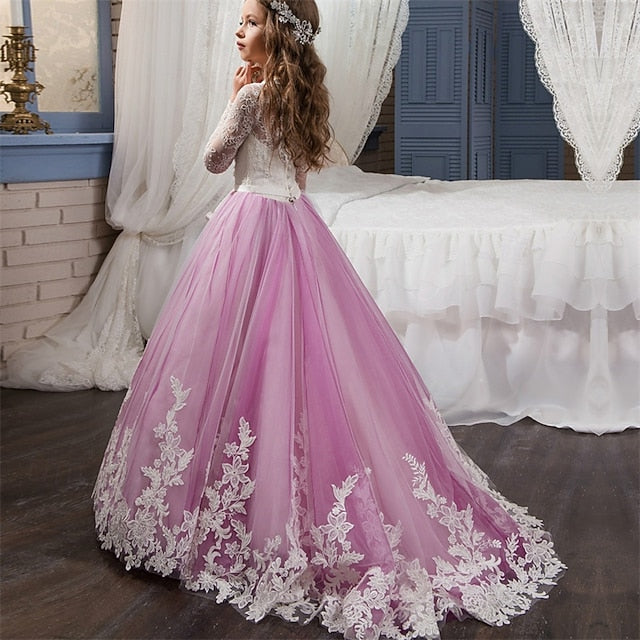 Dress Girls' Princess Girl Flower Kid's