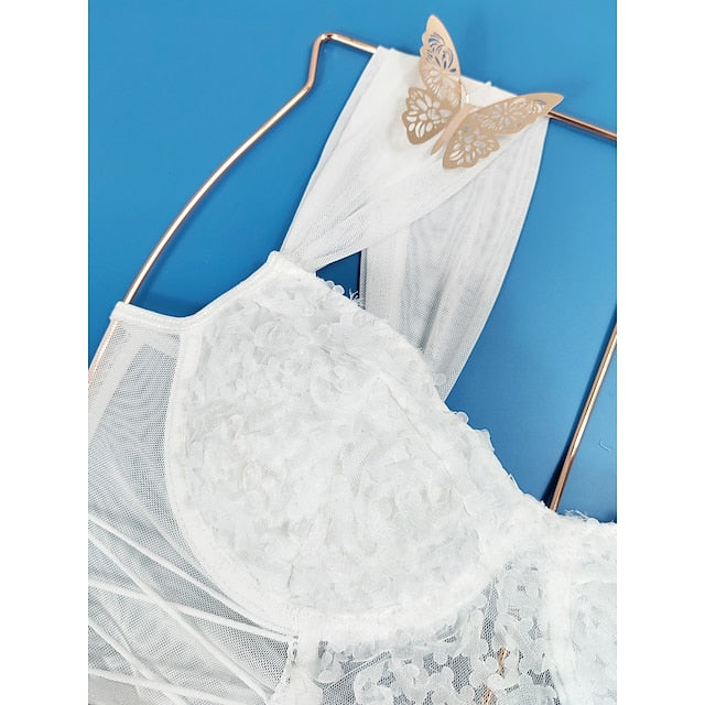 Slim Fit Corset Crop Top Bustier Fancy Dress Women's