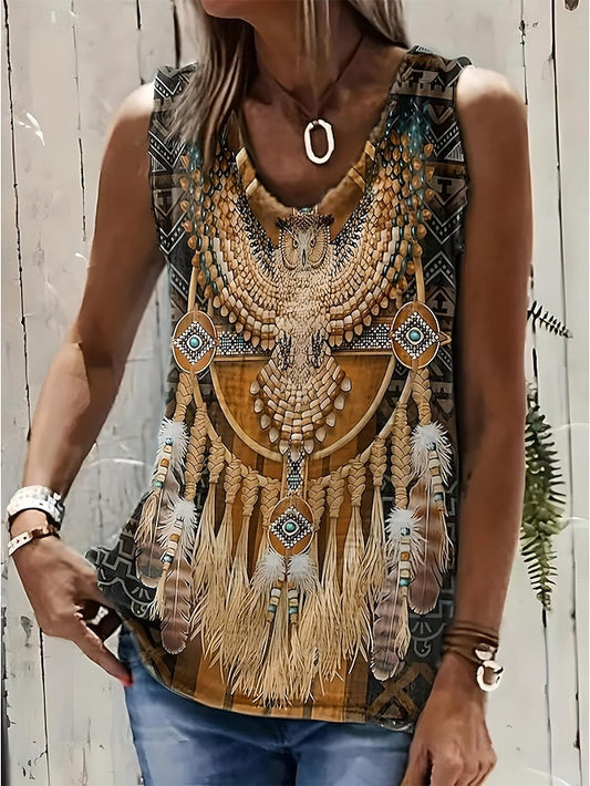 Women's Camisole Tank Top Boho Tank Top Western Tank Top