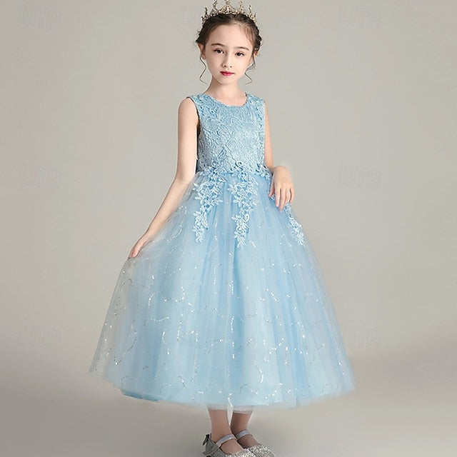Flower Kid's Dress Princess Girls' Girl
