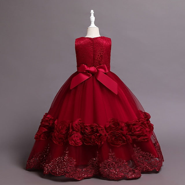 Girls' A Party Plain Kids Dress Line Little Floral