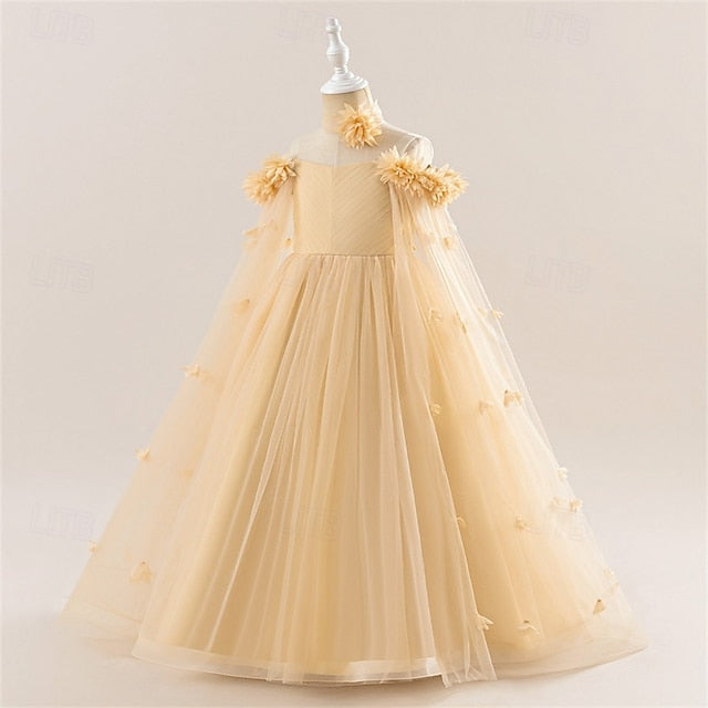 Dress Princess Girls' Flower Girl Kid's