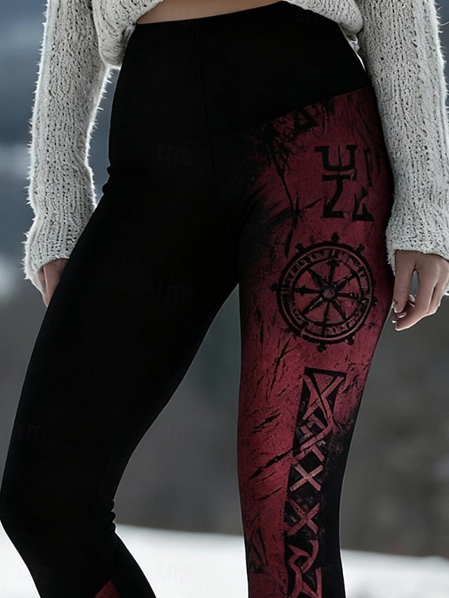 Women's Viking Leggings Cozy Leggings Vacation Vintage
