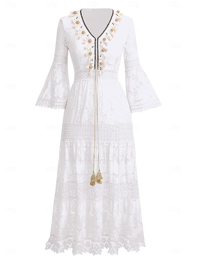 Women's Maxi Dress Sundress A Line Dress Vacation Party