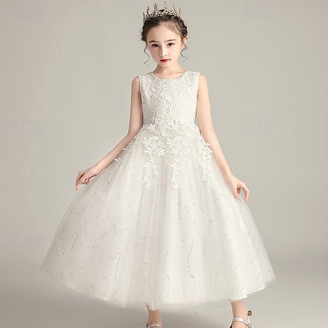 Flower Kid's Dress Princess Girls' Girl