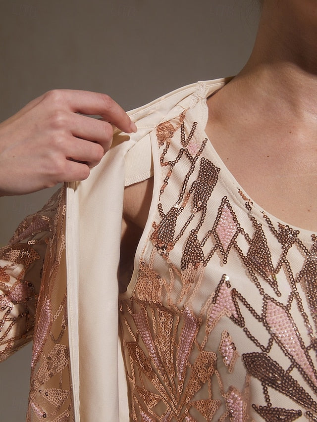 Women's Sequin Tops Sequins Embroidered Glitter Geometric