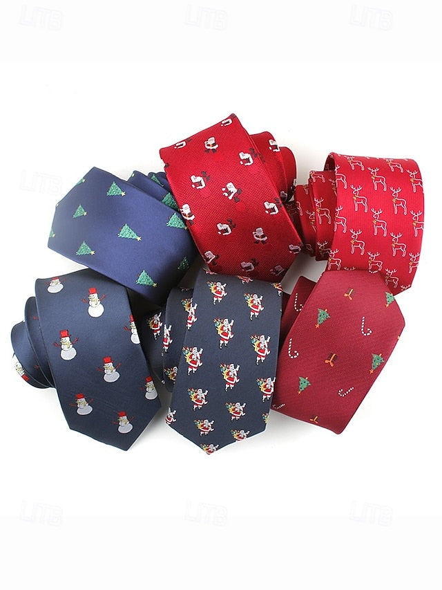 Christmas Santa with Necktie Men's
