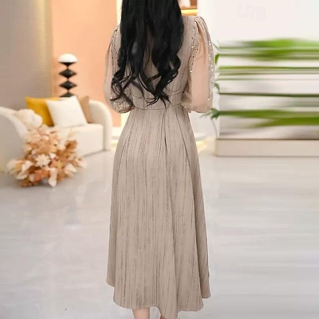 Women's Midi Dress Graduation Dress Sequin Dress Party